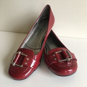 Red Audrey Brooke Flats Size 10